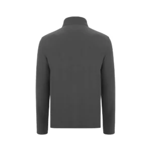 Micropolar media cremallera Mukua ALBURY FQ165U Dark grey, vista trasera