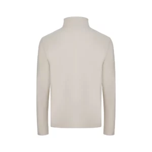 Micropolar media cremallera Mukua ALBURY FQ165U Ivory, vista trasera