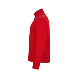 Micropolar media cremallera Mukua ALBURY FQ165U Red, vista lateral izquierda