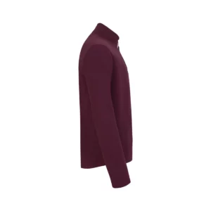 Micropolar media cremallera Mukua ALBURY FQ165U Wine, vista lateral derecha