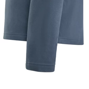 Micropolar media cremallera Mukua ALBURY FQ165U Glacial blue, detalle de las mangas y los bajos