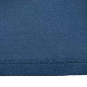 Micropolar media cremallera Mukua ALBURY FQ165U Glacial blue, detalle del tejido y la costura