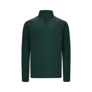 Micropolar media cremallera Mukua ALBURY FQ165U Deep green, vista frontal