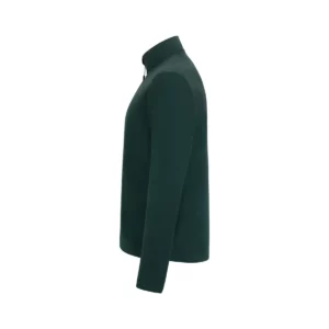 Micropolar media cremallera Mukua ALBURY FQ165U Deep green, vista lateral izquierda