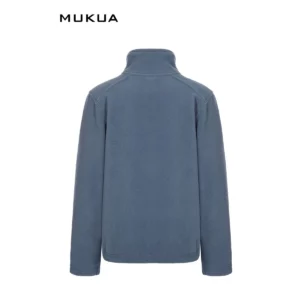 Chaqueta polar infantil Mukua PERTH KIDS FZ280K Glacial blue, vista trasera