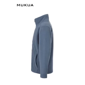 Chaqueta polar infantil Mukua PERTH KIDS FZ280K Glacial blue, vista lateral