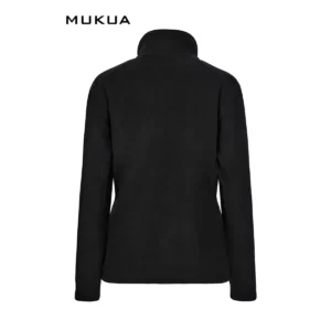 Chaqueta polar mujer Mukua PERTH WOMAN FZ280W Black, vista trasera