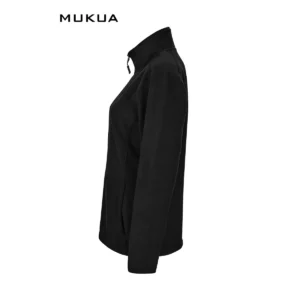 Chaqueta polar mujer Mukua PERTH WOMAN FZ280W Black, vista lateral