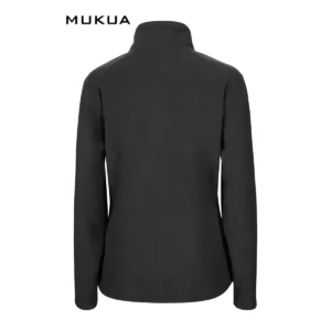Chaqueta polar mujer Mukua PERTH WOMAN FZ280W Dark grey, vista trasera