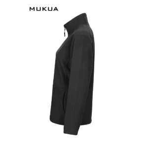 Chaqueta polar mujer Mukua PERTH WOMAN FZ280W Dark grey, vista lateral