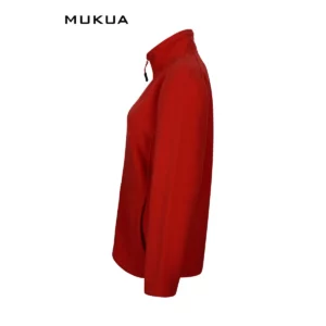 Chaqueta polar mujer Mukua PERTH WOMAN FZ280W Red, vista lateral
