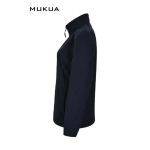 Chaqueta polar mujer Mukua PERTH WOMAN FZ280W Navy, vista lateral