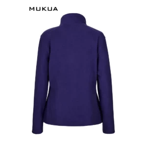 Chaqueta polar mujer Mukua PERTH WOMAN FZ280W Royal blue, vista trasera
