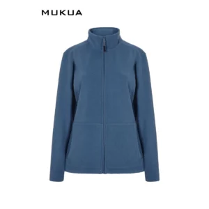 Chaqueta polar mujer Mukua PERTH WOMAN FZ280W Glacial blue, vista frontal