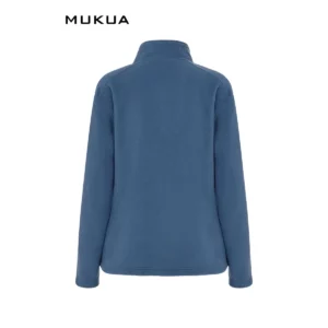 Chaqueta polar mujer Mukua PERTH WOMAN FZ280W Glacial blue, vista trasera