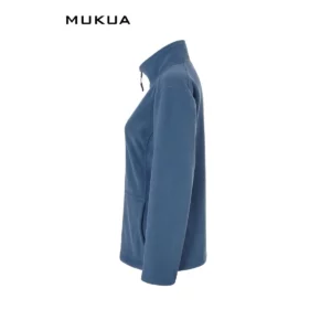 Chaqueta polar mujer Mukua PERTH WOMAN FZ280W Glacial blue, vista lateral