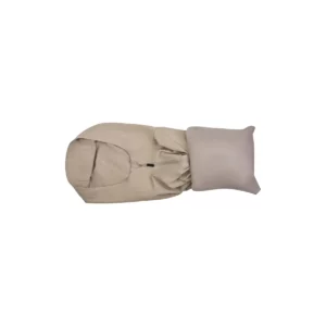 Chaqueta ligera unisex Mukua CAMDEN JG170U Tan, detalle del puño