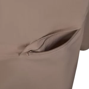 Chaqueta ligera unisex Mukua CAMDEN JG170U Tan, detalle del bolsillo