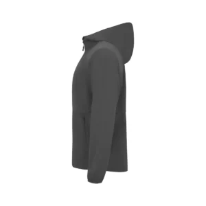 Chaqueta ligera unisex Mukua CAMDEN JG170U Dark grey, vista lateral izquierda