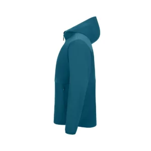 Chaqueta ligera unisex Mukua CAMDEN JG170U Petroleum blue, vista lateral izquierda