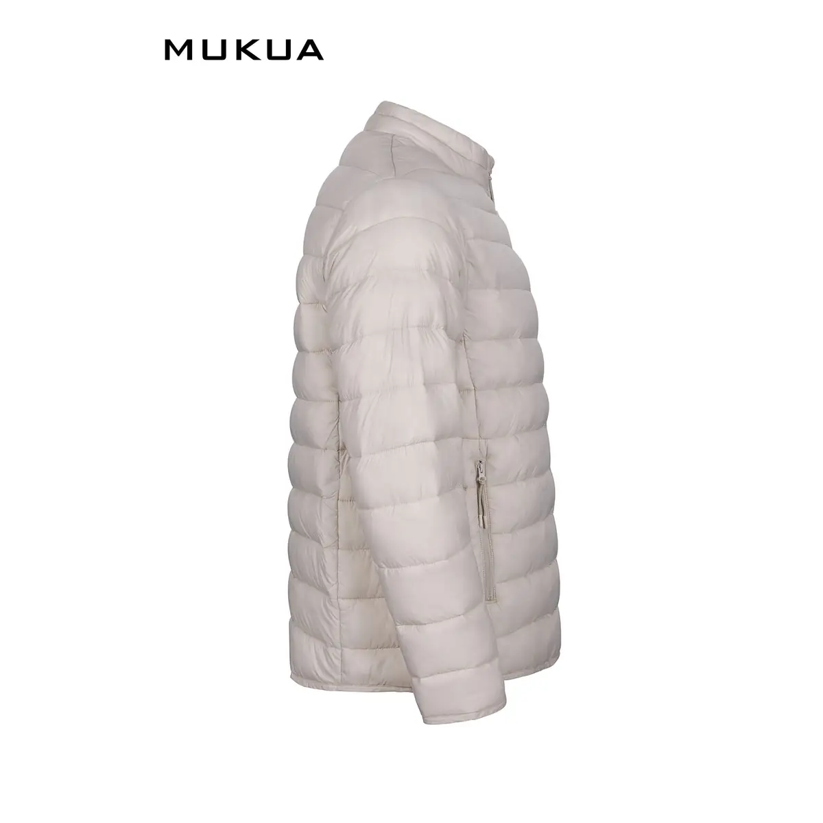 Chaqueta acolchada Mukua GRAFTON JG300U 3 Chaqueta acolchada Mukua GRAFTON JG300U Bone, vista lateral opuesto
