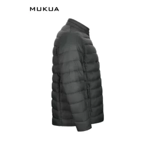 Chaqueta acolchada Mukua GRAFTON JG300U Dark grey, vista lateral opuesto