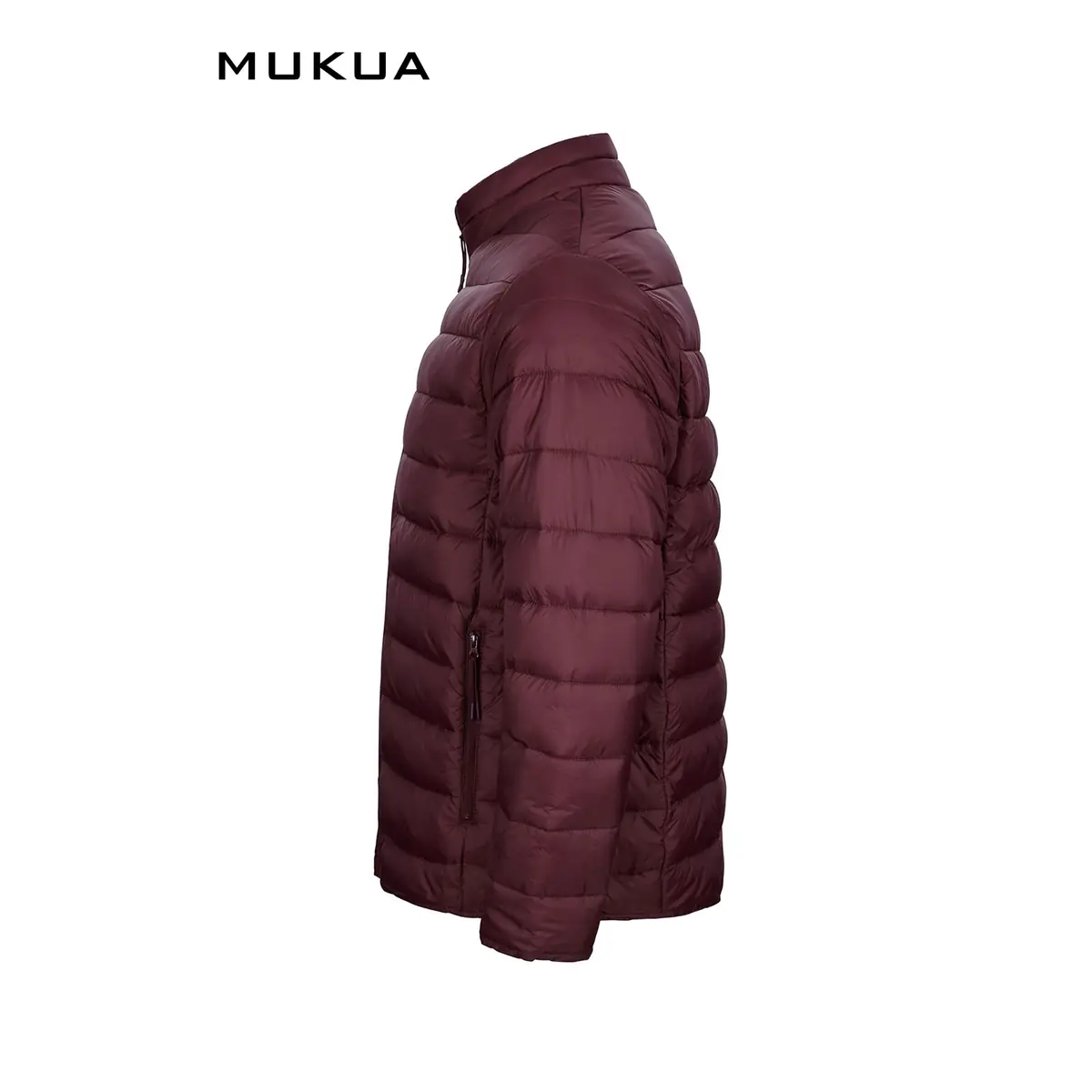 Chaqueta acolchada Mukua GRAFTON JG300U 34 Chaqueta acolchada Mukua GRAFTON JG300U Wine, vista lateral