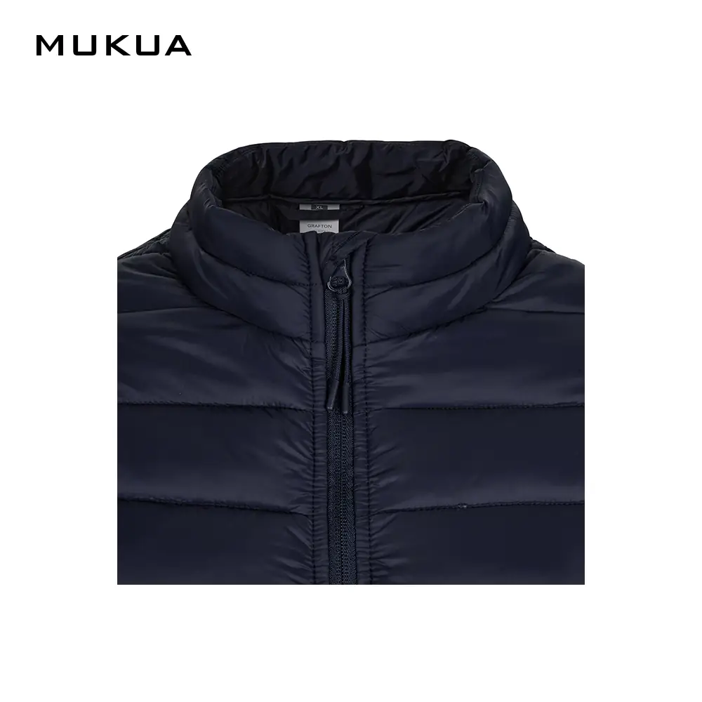 Chaqueta acolchada Mukua GRAFTON JG300U 5 Chaqueta acolchada Mukua GRAFTON JG300U Deep navy, detalle de cuello y cierre