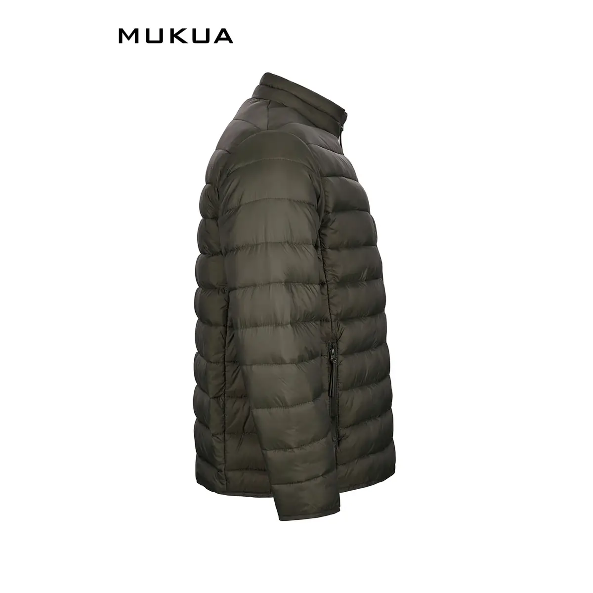 Chaqueta acolchada Mukua GRAFTON JG300U 28 Chaqueta acolchada Mukua GRAFTON JG300U Khaki green, vista lateral opuesto