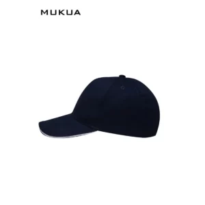 Gorra de 5 paneles Mukua TEAM MCT200V Navy/White, lateral