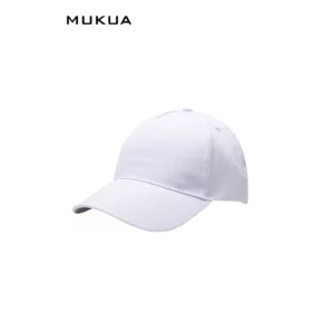 Gorra de 5 paneles Mukua TOP MCT300V White, perspectiva frontal