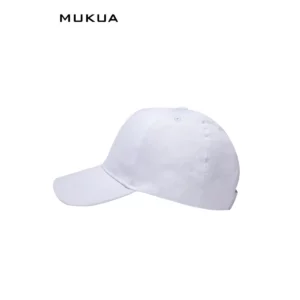 Gorra de 5 paneles Mukua TOP MCT300V White, lateral