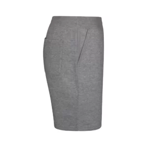Bermuda chándal unisex Mukua LOX SBS270U Heather grey, vista lateral derecha