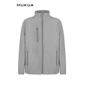Softshell infantil Mukua RICHMOND KIDS SSZ280K Stone grey, vista frontal