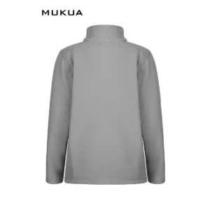 Softshell infantil Mukua RICHMOND KIDS SSZ280K Stone grey, vista trasera