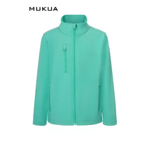 Softshell infantil Mukua RICHMOND KIDS SSZ280K Seafoam green, vista frontal