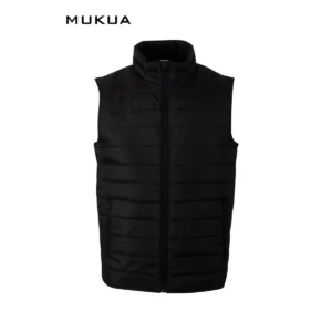 Chaleco acolchado Mukua MELTON VG200U Black, vista frontal