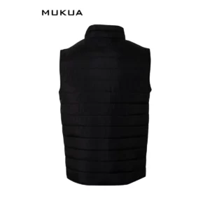 Chaleco acolchado Mukua MELTON VG200U Black, vista trasera