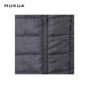 Chaleco acolchado Mukua MELTON VG200U Dark grey, detalle de bolsillo