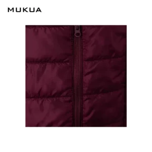 Chaleco acolchado Mukua MELTON VG200U Wine, detalle de bolsillo