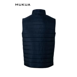 Chaleco acolchado Mukua MELTON VG200U Navy, vista trasera