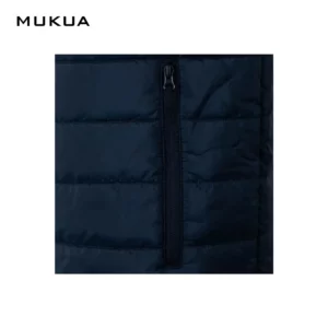 Chaleco acolchado Mukua MELTON VG200U Navy, detalle de bolsillo