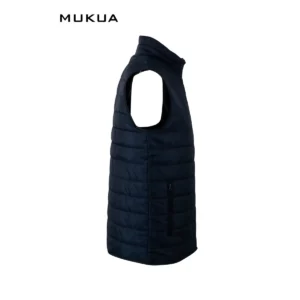 Chaleco acolchado Mukua MELTON VG200U Navy, vista lateral opuesto