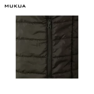 Chaleco acolchado Mukua MELTON VG200U Khaki green, detalle de bolsillo