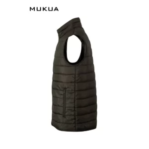 Chaleco acolchado Mukua MELTON VG200U Khaki green, vista lateral
