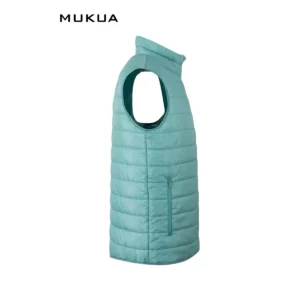 Chaleco acolchado Mukua MELTON VG200U Sage, vista lateral opuesto