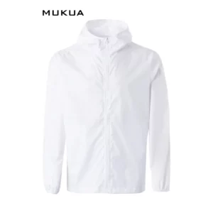 Cortavientos unisex Mukua STOCKTON WZ60U White, vista frontal