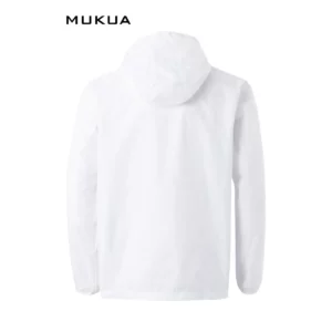Cortavientos unisex Mukua STOCKTON WZ60U White, vista trasera