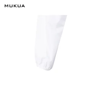 Cortavientos unisex Mukua STOCKTON WZ60U White, detalle de puño