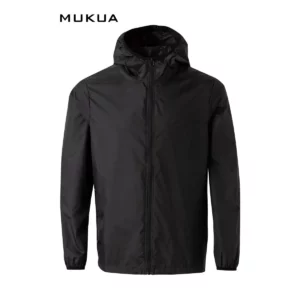 Cortavientos unisex Mukua STOCKTON WZ60U Black, vista frontal